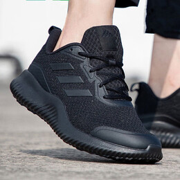 阿迪达斯（adidas）男鞋跑步鞋 24秋季新款黑武士网面缓震耐磨透气低帮休闲运动鞋 ALPHACOMFY/黑武士跑鞋/偏小半码 44(内长270mm)