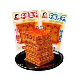 邬辣妈千层豆干香辣豆腐干办公室宿舍解馋小零食独立包装豆干休闲食品 香辣味10包（尝鲜款）约260g