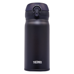 膳魔師（THERMOS）保溫杯保冷杯磨砂黑350ml不銹鋼水杯男女杯子JNL-352