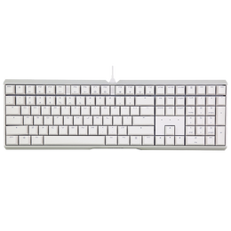 CHERRY樱桃 MX3.0S机械键盘 游戏键盘 电竞键盘 办公电脑键盘 有线全尺寸 铝合金外壳 无钢结构 白色红轴