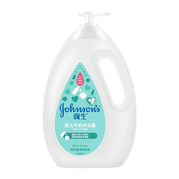 Johnson & Johnson 強(qiáng)生 嬰兒多肽牛奶系列 嬰兒牛奶沐浴露 1000ml