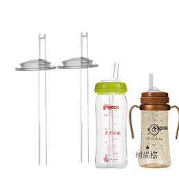 優(yōu)愛心適用于貝奶瓶吸嘴 用于貝吸管用于奶瓶學(xué)飲套裝 3代綠手柄+吸嘴+鴨嘴帶重力球