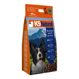 K9Natural 寵源新 冷凍干燥牛肉全犬全階段狗糧 500g