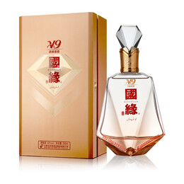 PLUS會員：今世緣 國緣V9商務(wù)版 52度 醬香型白酒 500ml 單瓶裝