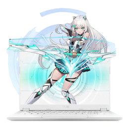 ASUS 華碩 天選Air 2024 八代銳龍版 14英寸 游戲本 月光銀