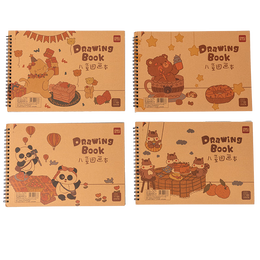 PLUS會員：deli 得力 BE113 兒童圖畫本 4本 共100張