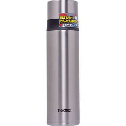 膳魔师（THERMOS）不锈钢保温杯保冷杯车载随手杯水杯杯子FFM-500  SBK不锈钢色