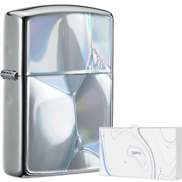 ZIPPO 之寶 防風(fēng)煤油打火機(jī) 時(shí)空幻境 520禮物送老公送男友 單機(jī)禮盒