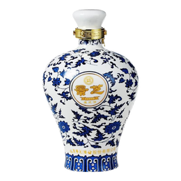 景芝青花原浆 高度白酒 山东酒特酿礼盒 62度 1.5L 1坛 单坛