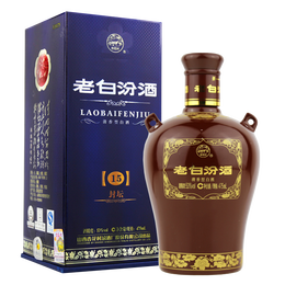汾酒 山西 汾酒 杏花村 老白汾 封壇15 53度475ml *6瓶 清香型 白酒