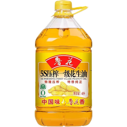 鲁花5S压榨一级花生油4L鲁花花生油家用食用油新日期工厂直发新期
