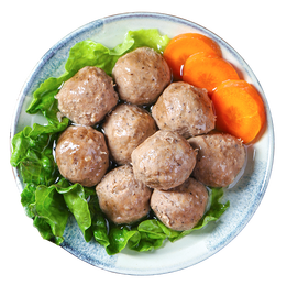 趣十八番正宗潮汕牛肉丸手打牛筋丸肉含量≥90%燒烤牛丸 丸子火鍋食材丸料 牛肉丸+牛筋丸2斤 肉含量≥90%