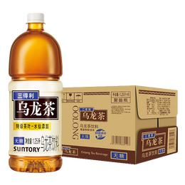 三得利无糖乌龙茶饮料 0糖0脂0能量 1.25L*6瓶整箱装