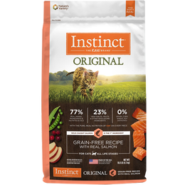 instinct天然百利进口猫粮无谷鲑鱼美毛进口通用猫粮10磅/4.5kg
