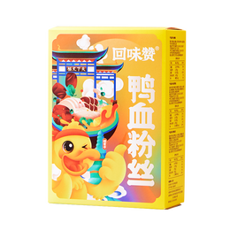 回味赞鸭血粉丝南京美食地方特产小吃速食宿舍夜宵方便食品盒装老鸭粉汤 原味鸭血粉丝229.5g*1盒