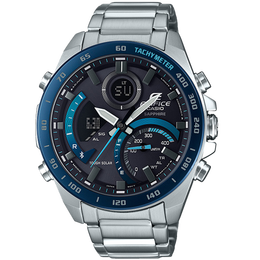 卡西欧（CASIO）男表商务EDIFIC太阳能蓝宝石镜面EQB-501日韩表男腕表送男友礼物 ECB-900YDB-1B蓝牙+太阳能