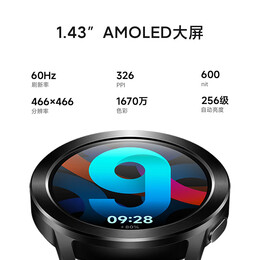 小米智能手表 Watch S3 智能手表47mm 全天血氧监测 小米智能手表 运动手表  IOT21A 银色