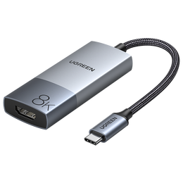 綠聯(lián)（UGREEN）Type-C轉(zhuǎn)HDMI2.1母轉(zhuǎn)接頭轉(zhuǎn)換器線雷電3/4擴(kuò)展高清8K60/4K144Hz投屏適用蘋果16筆記本電腦手機(jī)iPad