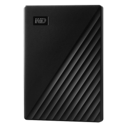 西部数据（WD）移动硬盘 USB3.0 My Passport随行版 2.5英寸机械硬盘 手机电脑外接硬盘 2TB 兼容Mac 黑色 官方标配