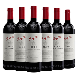 Penfolds 奔富 BIN8 設(shè)拉子赤霞珠紅葡萄酒 750m*6瓶