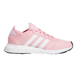 阿迪达斯 （adidas）休闲鞋女鞋夏季新款三叶草运动鞋网面透气轻便减震跑步鞋 FY2148粉白 35.5