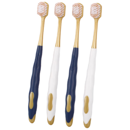 SOAO宽头口腔护理成年人旅行牙刷软中硬毛柔绵丝轻适刷家庭套装男女士