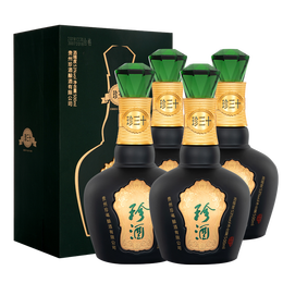 珍酒【618现货】珍三十 酱香型白酒 贵州高端年份酒 收藏送礼 53度 500mL 4瓶 珍三十整箱