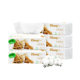 舒洁(Kleenex)乳霜面巾纸添加进口乳液 3层120抽*16包/1箱S码 整箱装