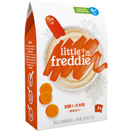 LittleFreddie 小皮 有機(jī)高鐵益生菌米粉 奧地利版 2段 胡蘿卜大米味 160g