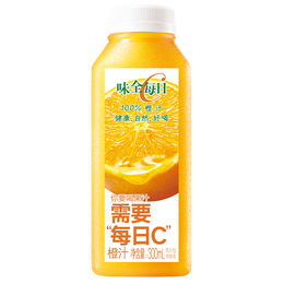 味全【孟子义同款】每日C橙汁300ml*9瓶 低温冷藏饮料纯果蔬汁 随机组合9瓶（随机9瓶） 9瓶装