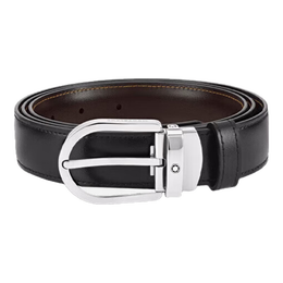 MONTBLANC 萬寶龍 經(jīng)典系列 男士牛皮針扣腰帶 38157/128135