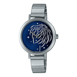 CASIO 卡西歐 SHEEN系列 女士石英腕表 SHE-C130D-2A