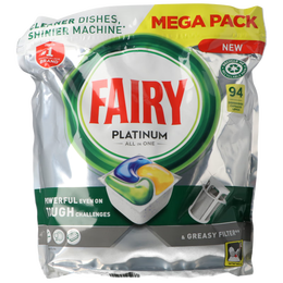 fairy 铂金洗碗凝珠洗碗机-柠檬 94颗 全面清洁去油污清洁厨具
