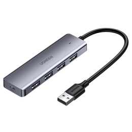 UGREEN 綠聯(lián) USB3.0分線(xiàn)器擴(kuò)展塢 高速4口HUB集線(xiàn)器拓展塢一拖四多接口延長(zhǎng)線(xiàn)轉(zhuǎn)換器適用臺(tái)式筆記本電腦