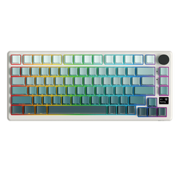 ROYAL KLUDGE RK S75 81鍵 2.4G藍(lán)牙 多模無(wú)線機(jī)械鍵盤(pán) 海淵側(cè)刻 云霧軸 RGB