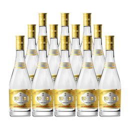 汾酒 黄盖玻汾 清香型白酒 48度 475ml*12瓶 整箱装 纯粮酒