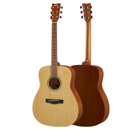 雅马哈（YAMAHA）F400 NS原声款 云杉木初学者入门民谣圆角吉他 41英寸 原木色哑光