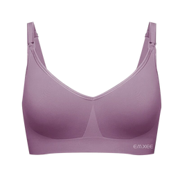 嫚熙哺乳文胸喂奶孕妇内衣聚拢 MX-Bra80066 藕荷色 XL