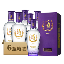 毛铺酒 劲牌毛铺苦荞酒 毛铺紫荞酒45度露酒 节日送礼 45度 500mL 6瓶 整箱装