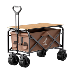 奧然 可折疊戶外手推車營地車 5寸平地窄輪 ARYDTC