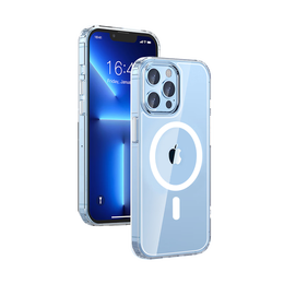 Snowkids適用iphone15pro手機(jī)殼蘋果15pro保護(hù)套磁吸殼超薄Magsafe充電防摔鏡頭高端簡約透明男女款