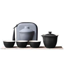 唐豐 TF7981 茶具套裝 4件套 黑色