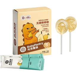 BabyPantry 光合星球 無糖棒棒糖 梨膏味 78g
