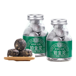 虎标普洱铂金沱云南普洱生茶小沱茶独立包装110g罐装