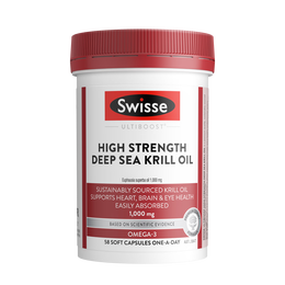 Swisse 斯維詩 深海磷蝦油 1000mg 58粒