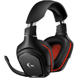 logitech 羅技 G331 耳罩式頭戴式動圈降噪有線耳機(jī) 黑色 3.5mm