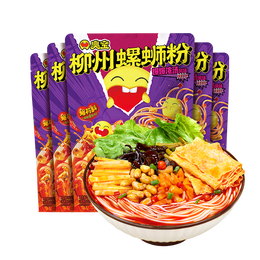 臭寶 螺螄粉濃湯味廣西柳州特產(chǎn)米粉酸筍袋裝螺絲粉方便速食 爆爆濃湯大片腐竹330g*5袋