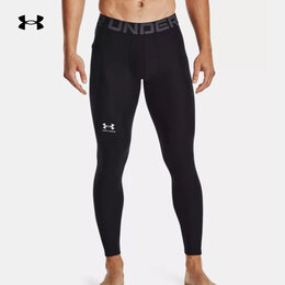UNDER ARMOUR 安德瑪 Heatgear 男子運動緊身褲 1361586-001 黑色 L