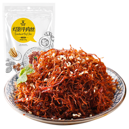 科尔沁 灯影牛肉丝  内蒙特产  肉干肉脯 休闲零食 五香味100g