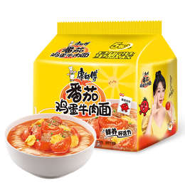 康師傅 番茄雞蛋牛肉面 5袋